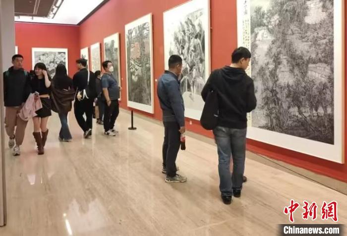 “2022·中国写意画作品展”现场 中国美术家协会供图