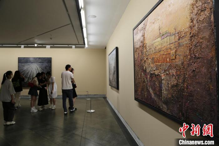 民众观看展览 广东美术馆 供图